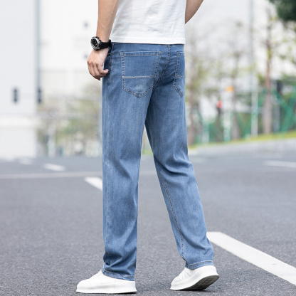 Alberchris™ Men's Tencel Straight Jeans