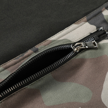 Alberchris™ Men's camouflage patchwork pocket hooded sweatshirt