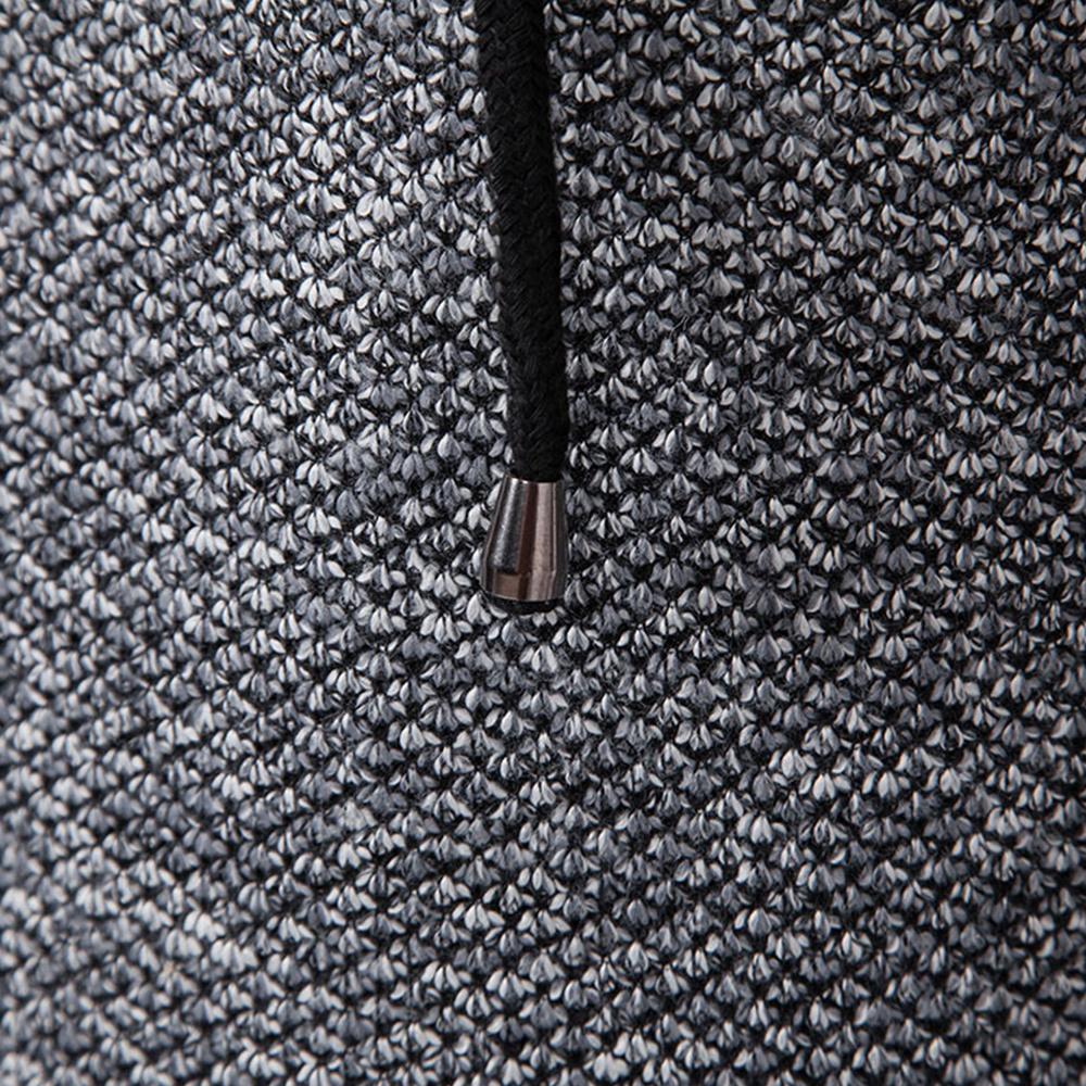 Alberchris™ Men's mid-length hooded sweater jacket