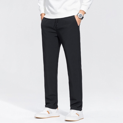 Alberchris™ Winter Men's Warm Straight Casual Solid Color Down Pants