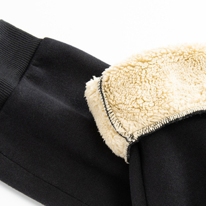 Alberchris™ New winter velvet and thickened men's hooded sweatshirt trousers sports suit