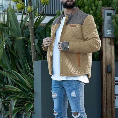 Alberchris™ Autumn and winter new men's stand collar thickened warm cotton jacket