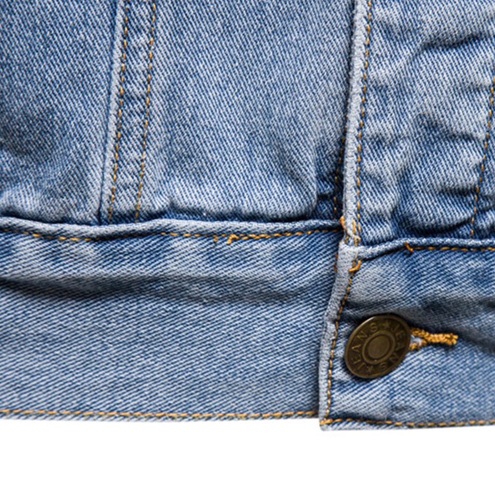 Alberchris™ 2024 New Men's Long Sleeve Lapel Denim Jacket