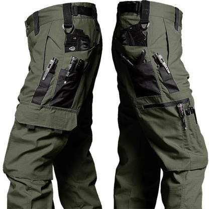 Alberchris™ Men's outdoor wear-resistant functional waterproof multi-pocket cargo pants long pants