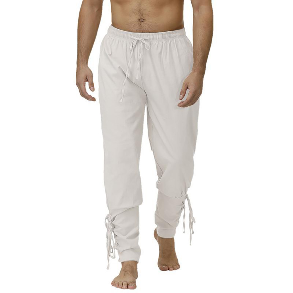 Alberchris™ Men's Retro Literary Style Trendy Lace-up Pants