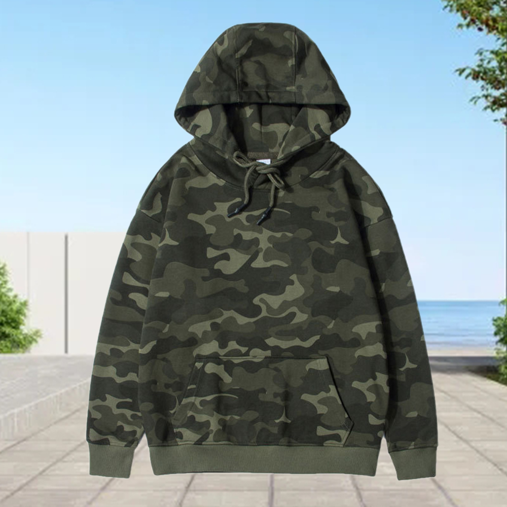 Alberchris™ Spring and Autumn Men's Camouflage Hooded Sweatshirt
