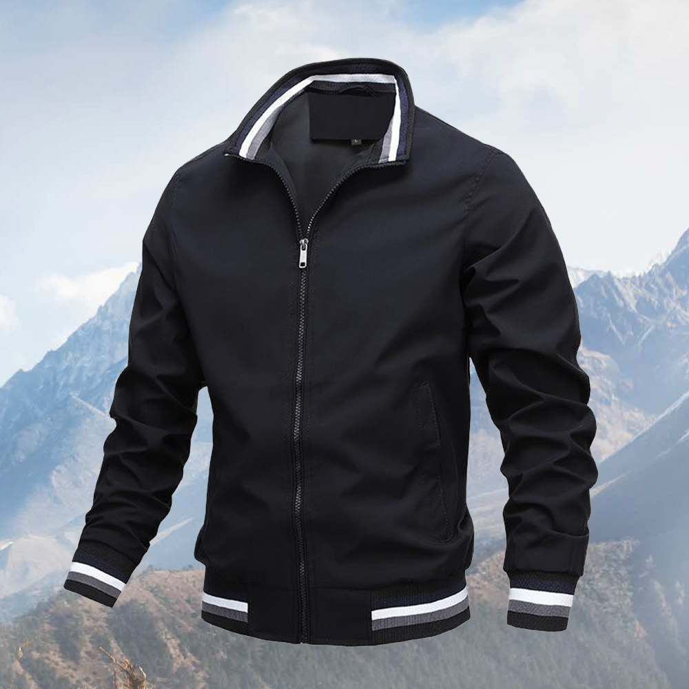 Alberchris™ Spring and Autumn New Men's Casual Stand Collar Zipper Jacket