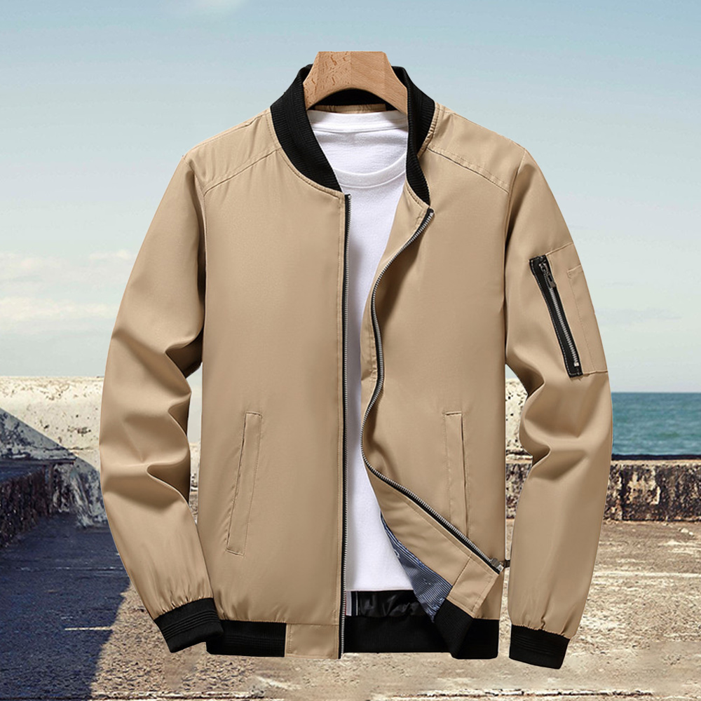 Alberchris™ Men's stand -up collar zipper jacket jacket