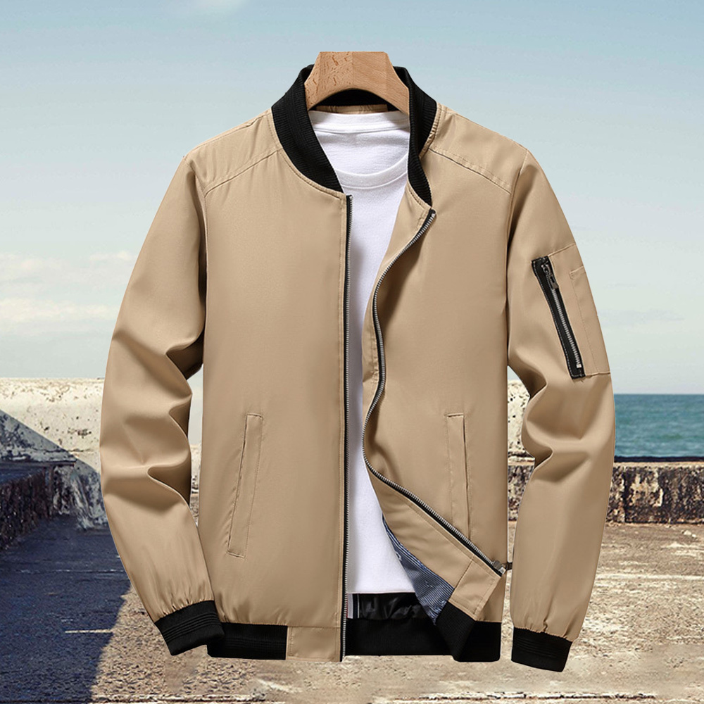 Alberchris™ Men's stand -up collar zipper jacket jacket