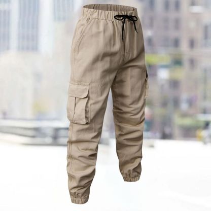 Silberfleck Wasserdichte, lose Cargo-Neun-Punkt-Hose für Herren im Camouflage-Stil