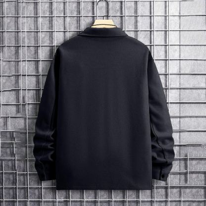 Alberchris™ New autumn and winter men's lapel brushed casual shirt