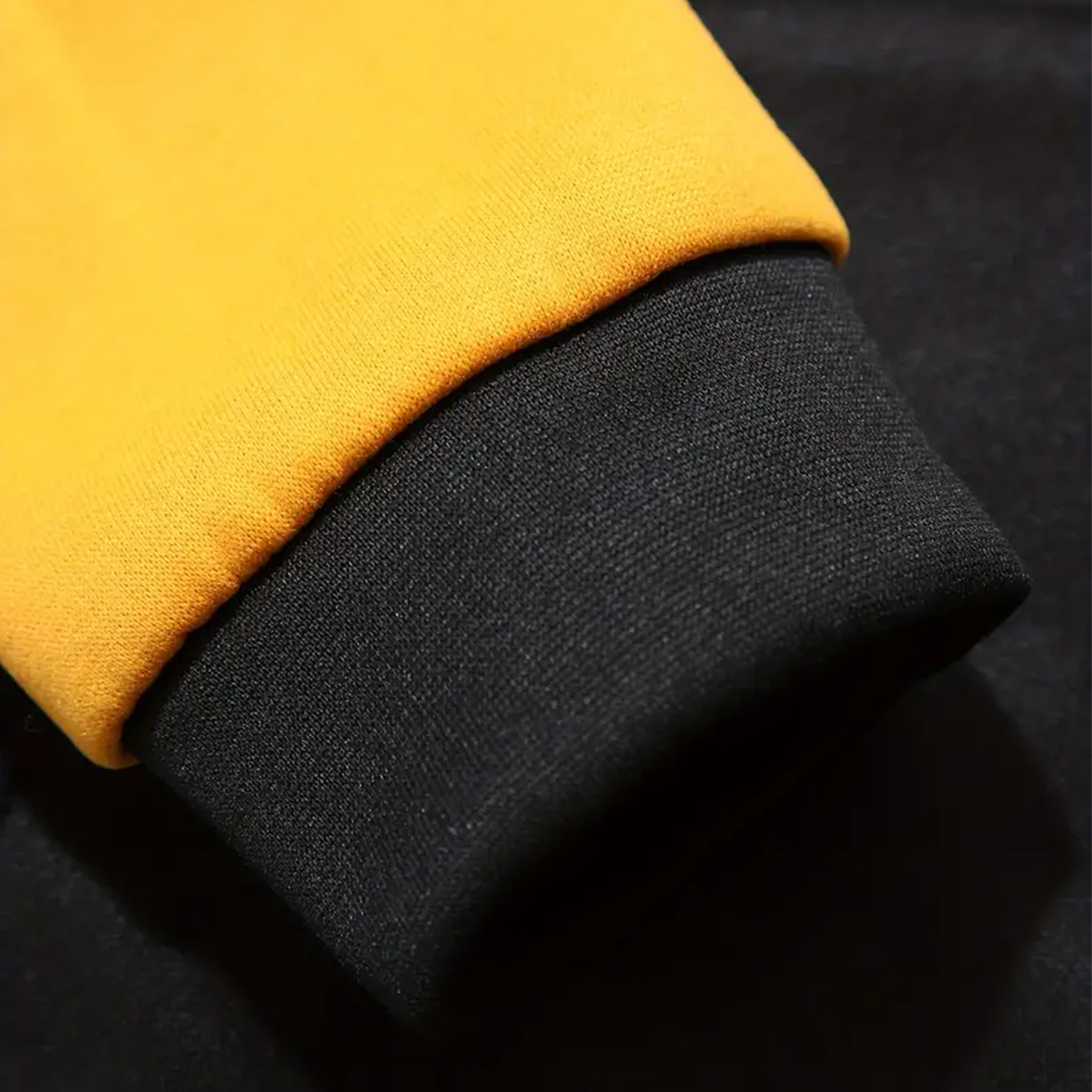 Alberchris Men's Hooded Sweatshirt + Trousers Sports Suit