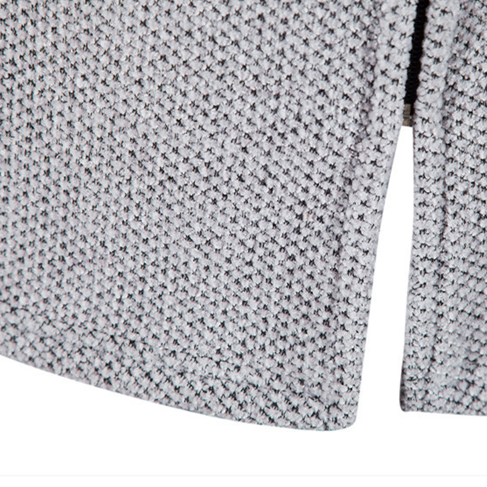 Alberchris™ Men's mid-length hooded sweater jacket