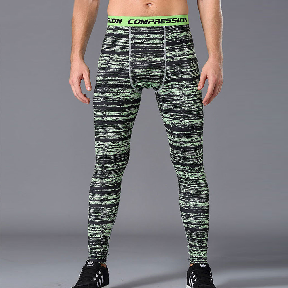 Alberchris™ Men's Printed Sports Quick Dry Pants Running Fitness Pants Leggings