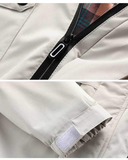 Alberchris™ Men's Mid-Length Hooded Rainproof and Windproof Jacket