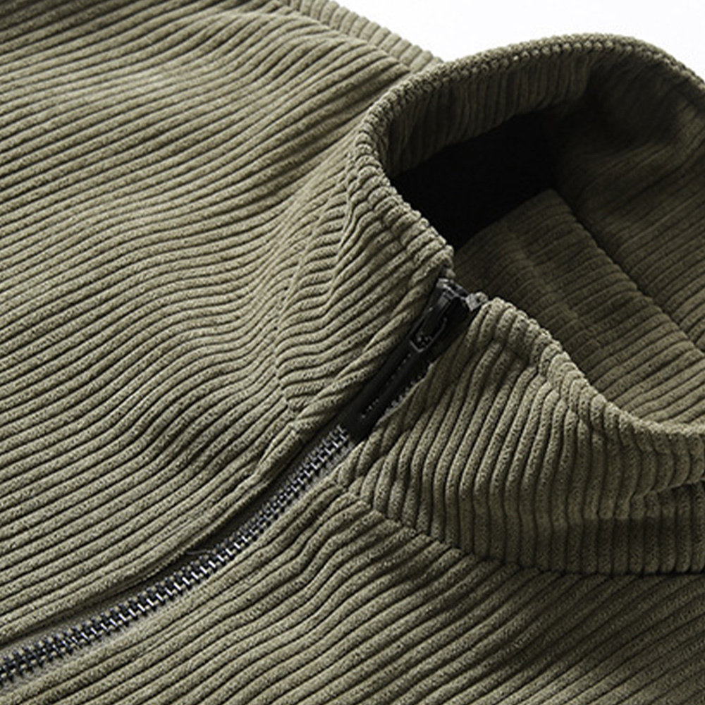 Alberchris™ New winter thickened corduroy men's stand-up collar lambskin jacket