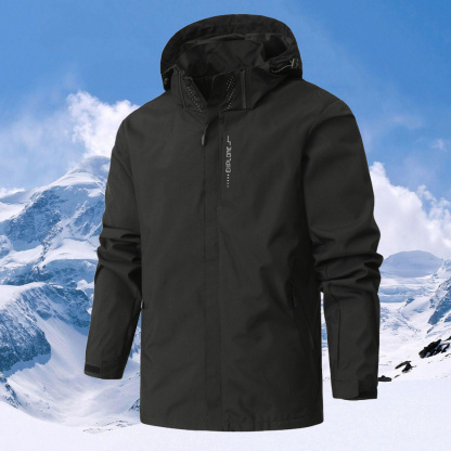 Alberchris™ Spring and autumn new men's waterproof and windproof hooded jacket