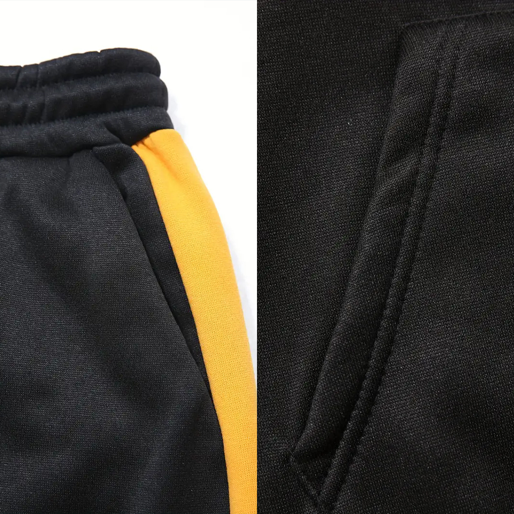 Alberchris Men's Hooded Sweatshirt + Trousers Sports Suit