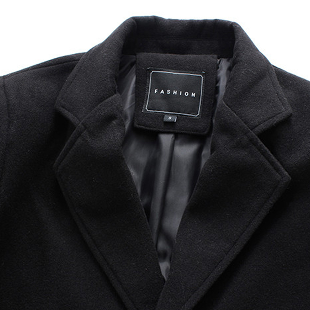 Alberchris™ New autumn and winter men's single-breasted trench coat