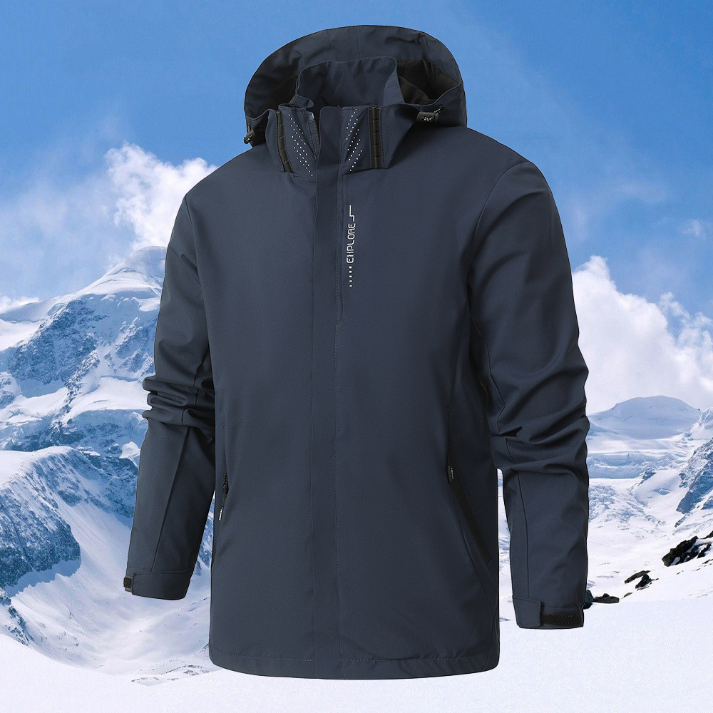Alberchris™ Spring and autumn new men's waterproof and windproof hooded jacket