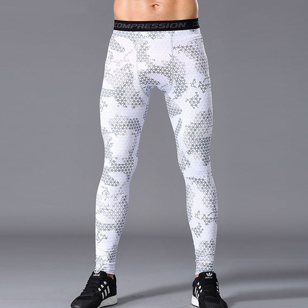 Alberchris™ Men's Printed Sports Quick Dry Pants Running Fitness Pants Leggings