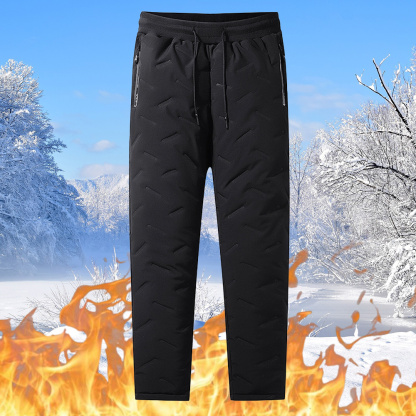 Alberchris™ Men's thickened sherpa warm and waterproof cotton pants
