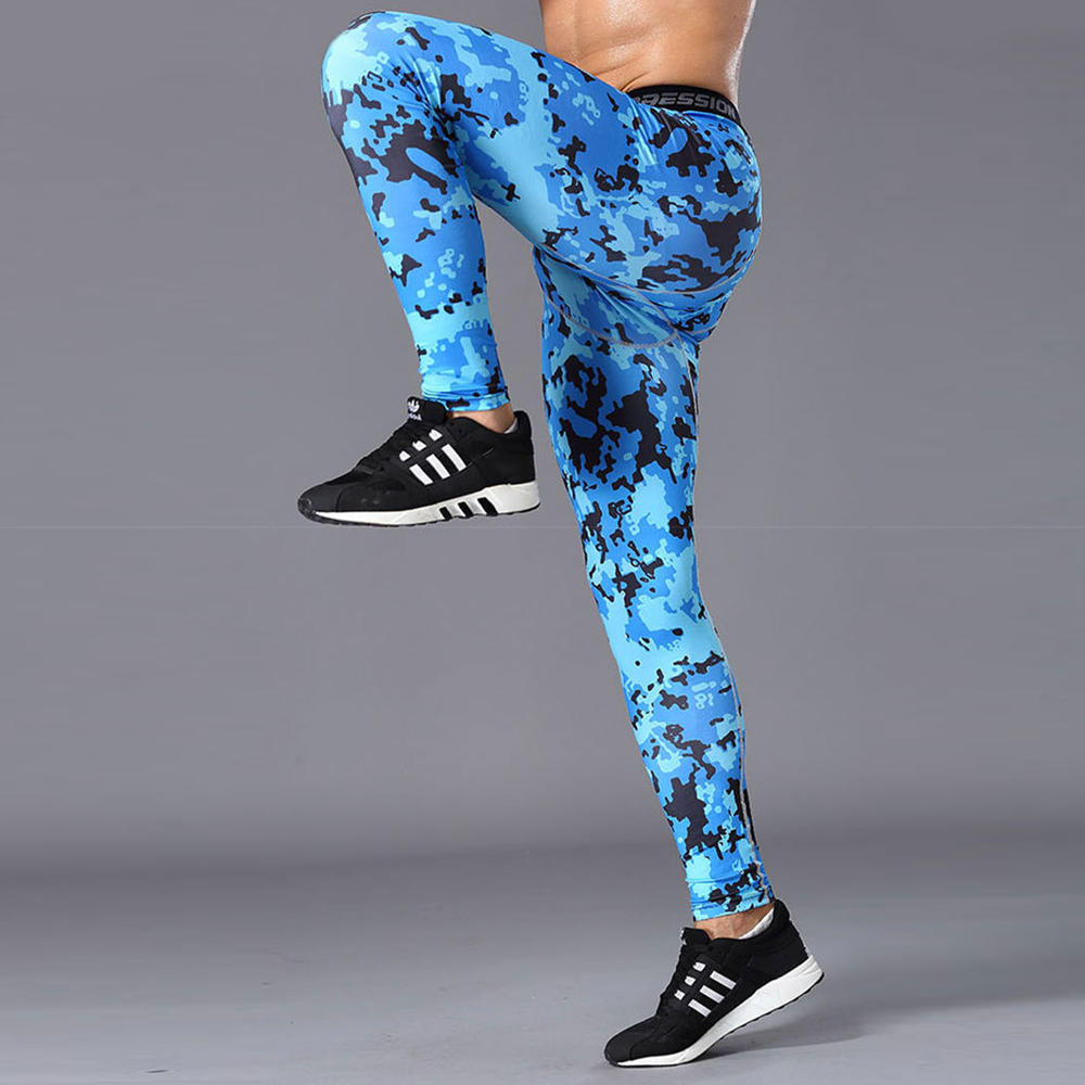 Alberchris™ Men's Printed Sports Quick Dry Pants Running Fitness Pants Leggings