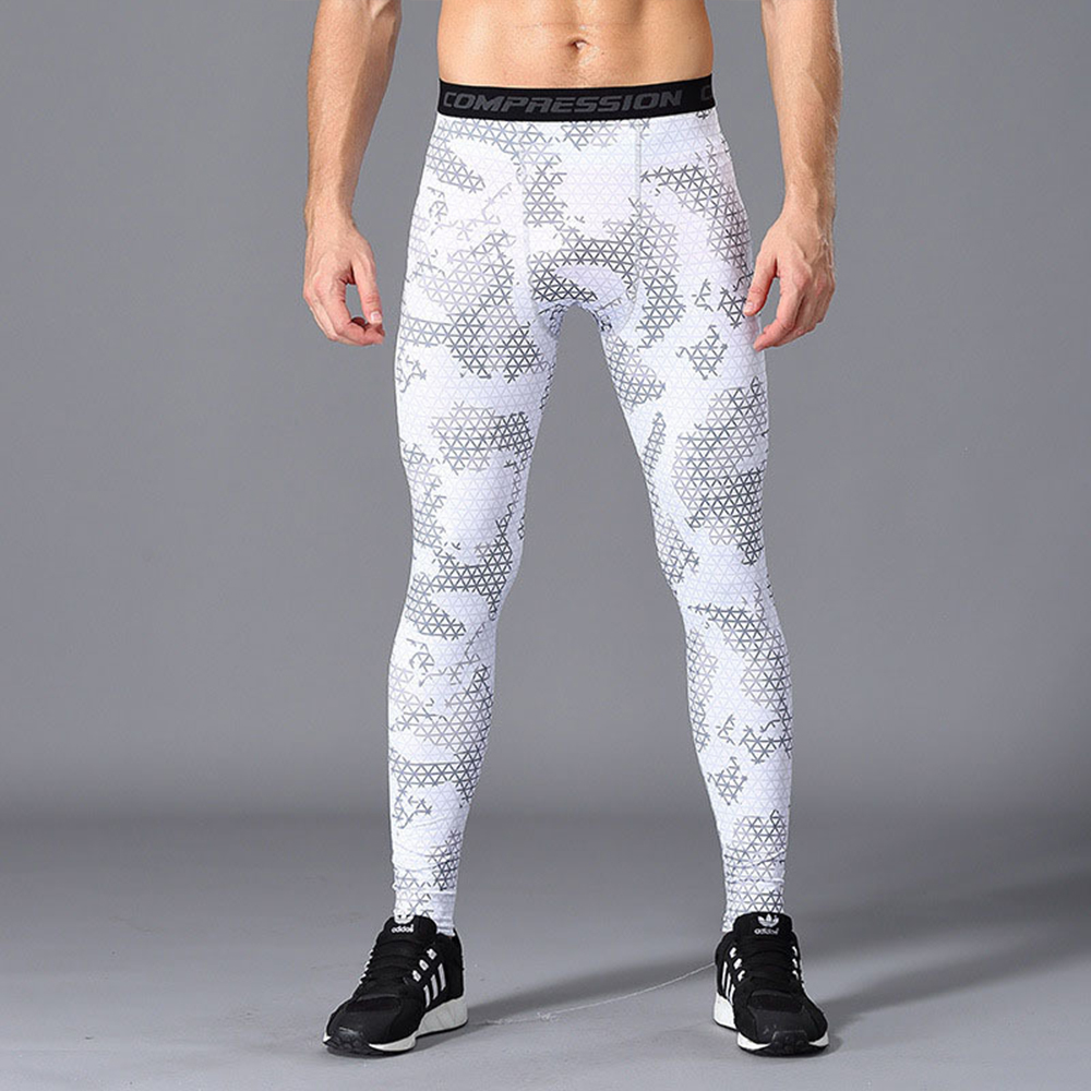 Alberchris™ Men's Printed Sports Quick Dry Pants Running Fitness Pants Leggings