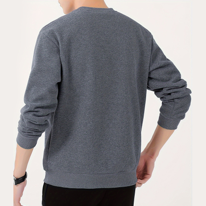 Alberchris™ Men's round neck stretch sweatshirt for winter