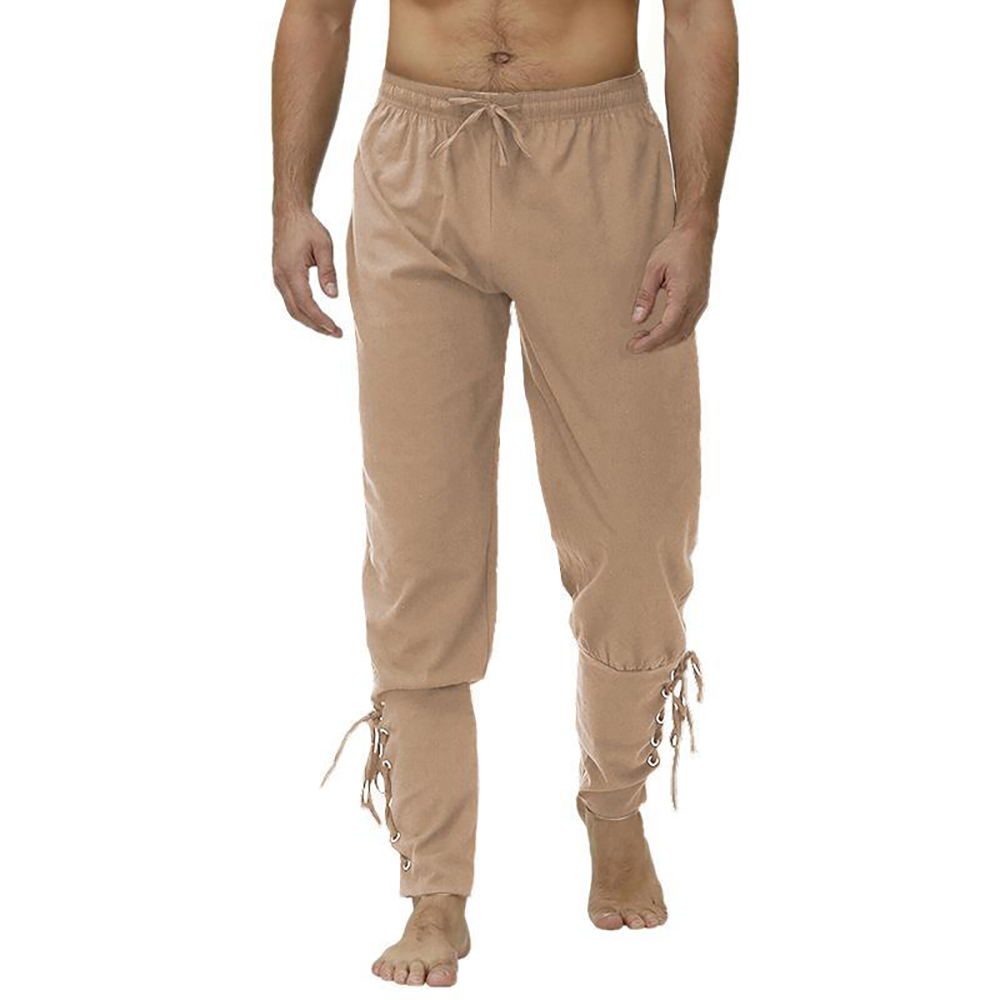 Alberchris™ Men's Retro Literary Style Trendy Lace-up Pants