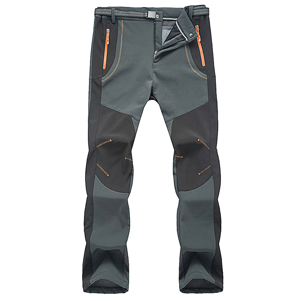 Hibote Wind- und wasserdichte Fleece-Warmhose für Herbst und Winter