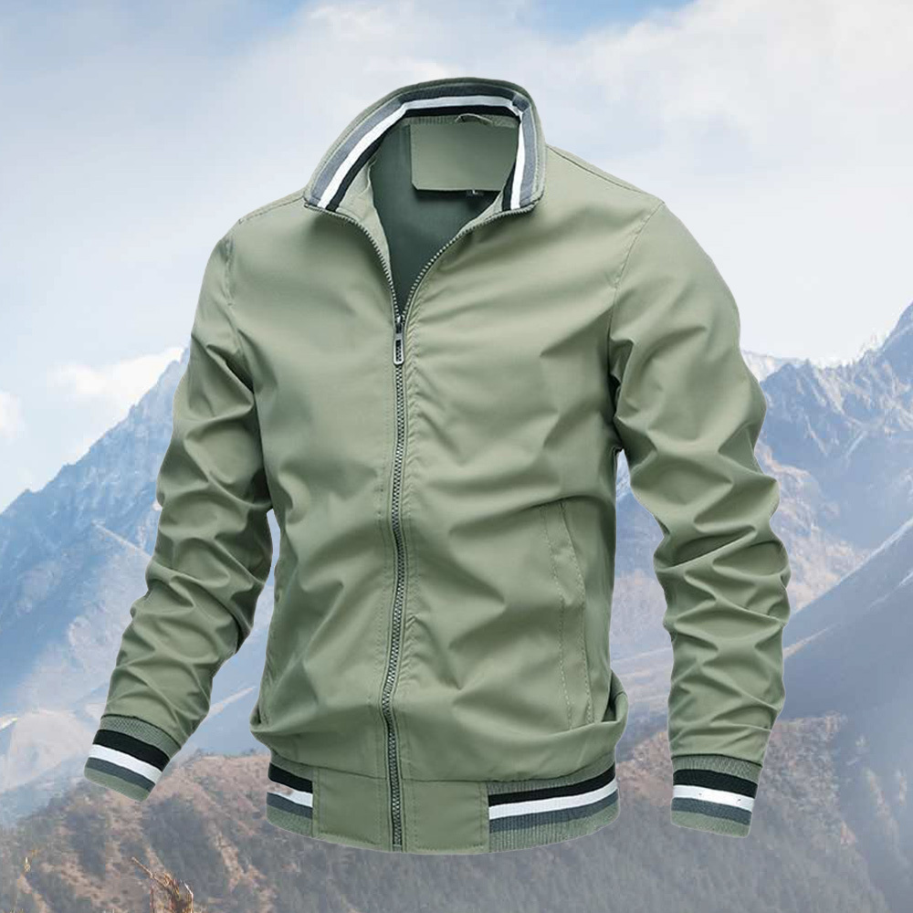 Alberchris™ Spring and Autumn New Men's Casual Stand Collar Zipper Jacket