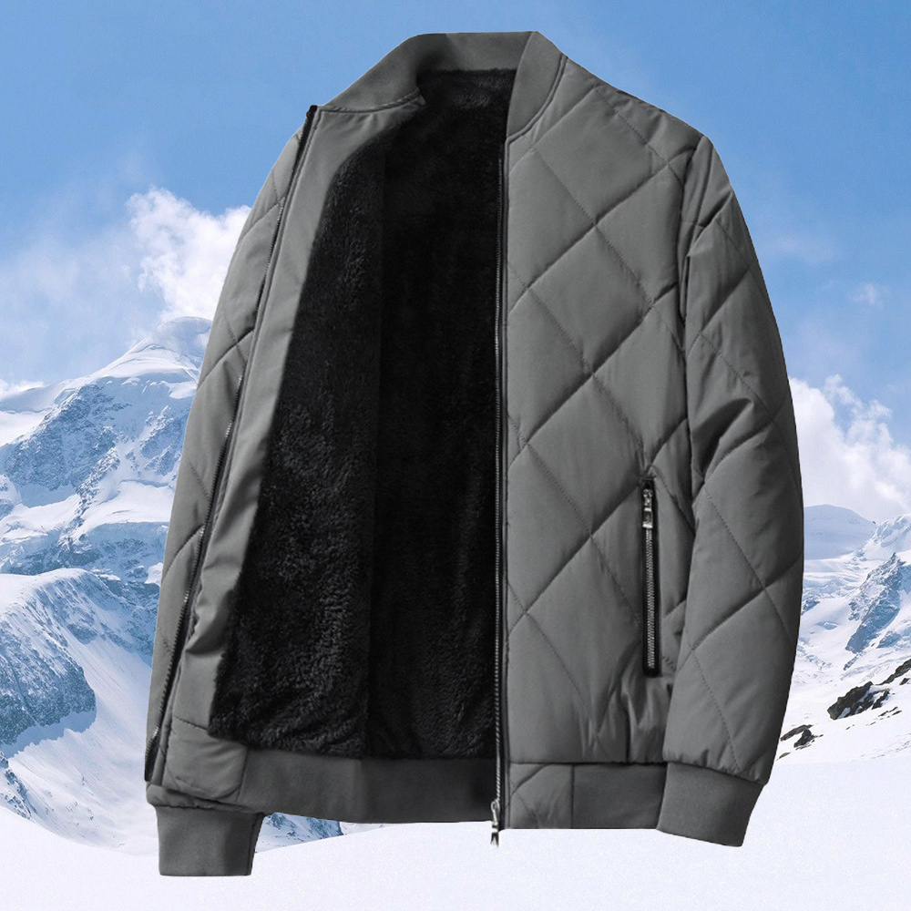 Alberchris™ New style of men's winter velvet and thickened stand-up collar warm cotton jacket