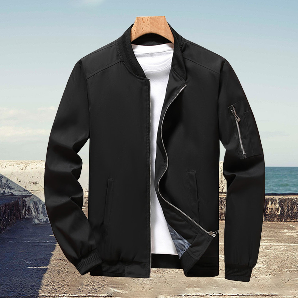 Alberchris™ Men's stand -up collar zipper jacket jacket
