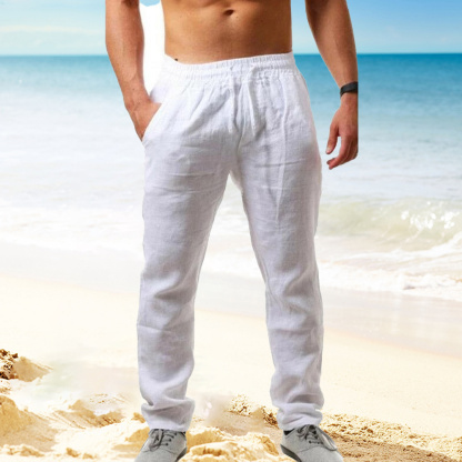 Alberchris™ New Men's Linen Loose Casual Pants