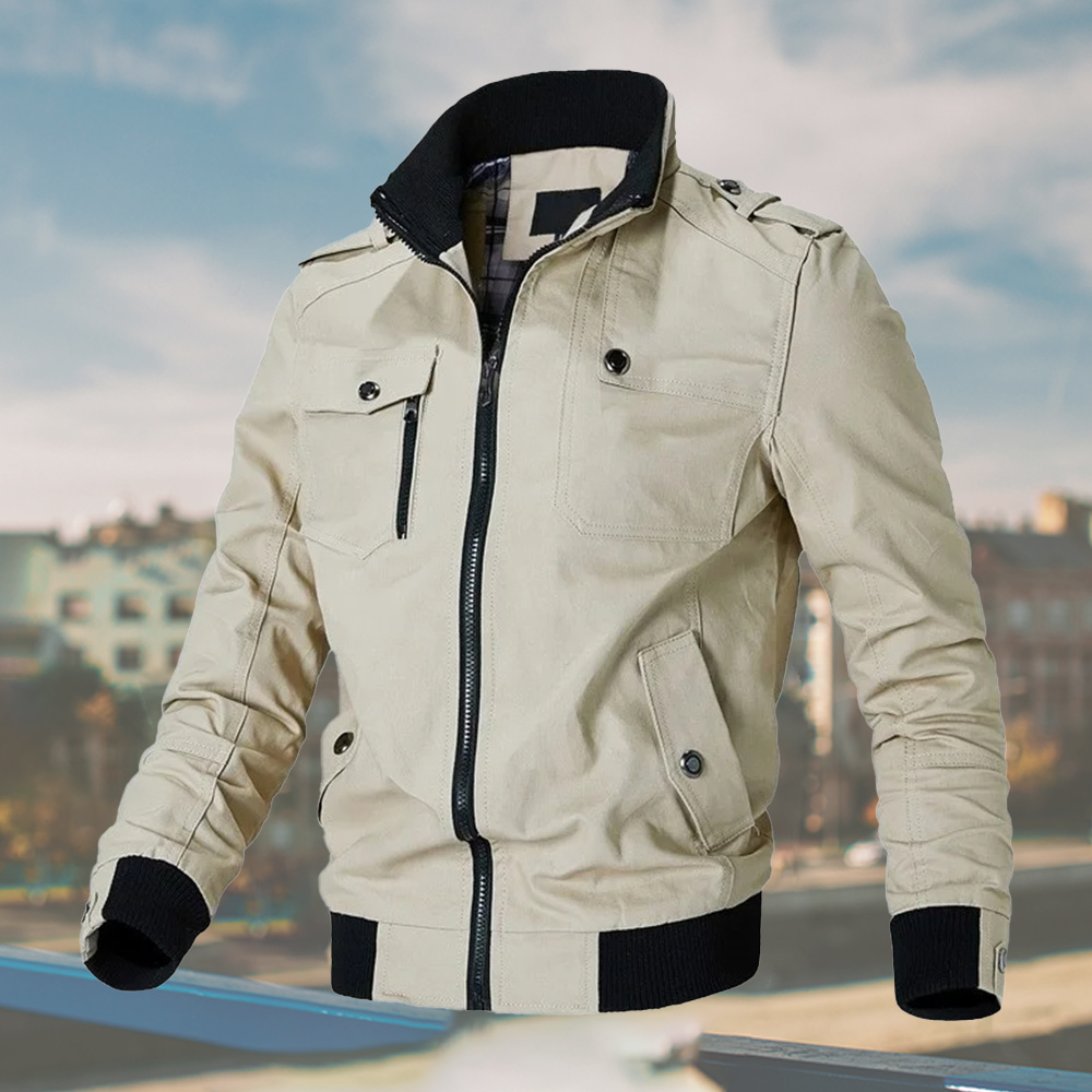 Alberchris™ New Men's Windproof and Rainproof Work Jacket for Autumn a