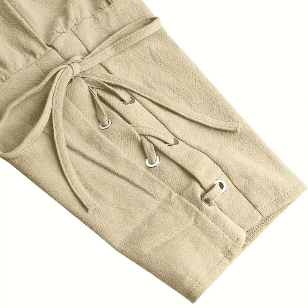 Alberchris™ Men's Retro Literary Style Trendy Lace-up Pants