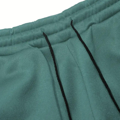 Alberchris Men's Hooded Sweatshirt + Trousers Sports Suit