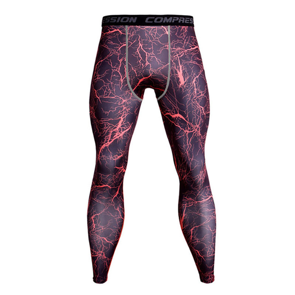Alberchris™ Men's Printed Sports Quick Dry Pants Running Fitness Pants Leggings