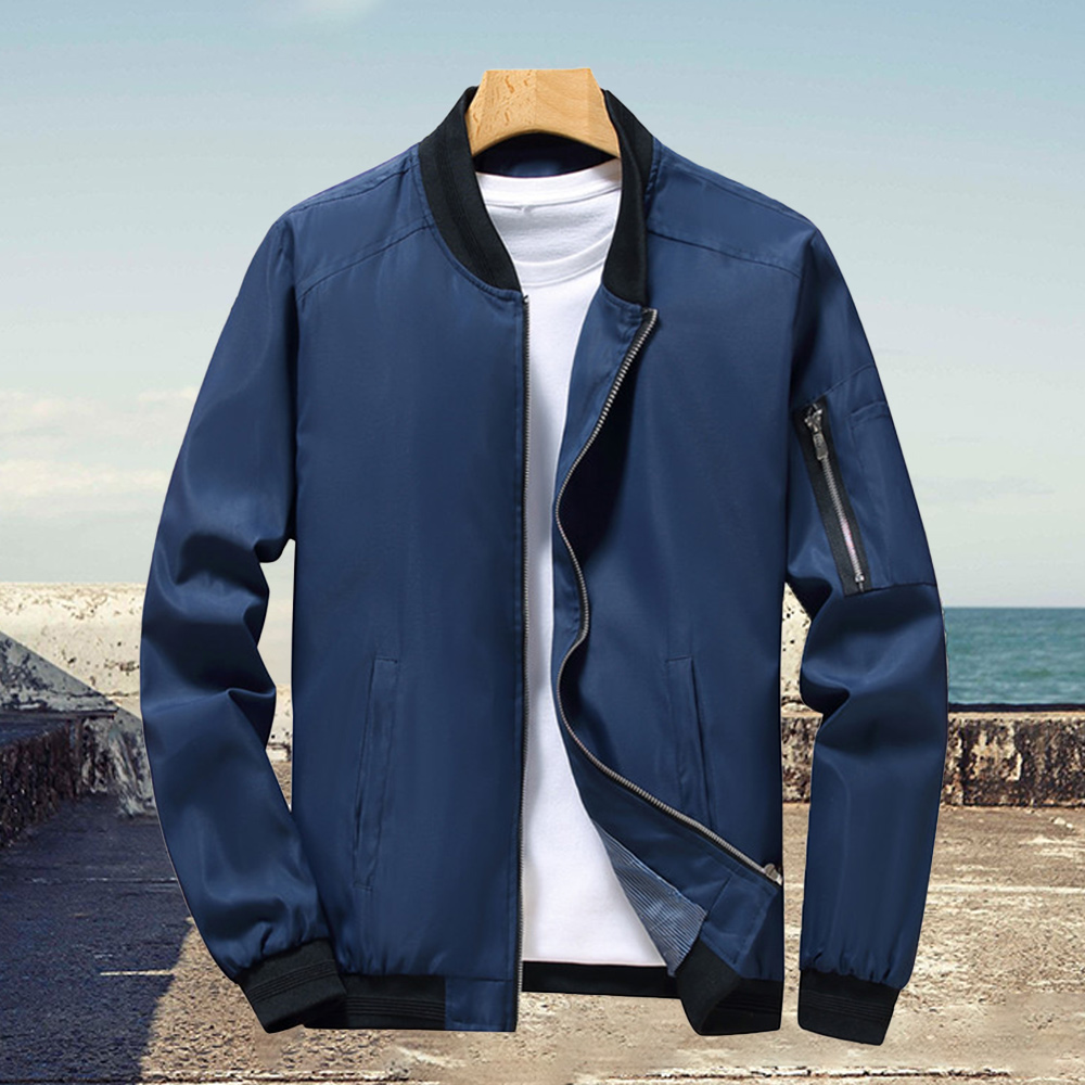 Alberchris™ Men's stand -up collar zipper jacket jacket