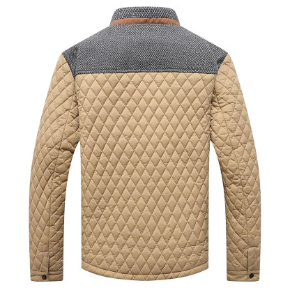 Alberchris™ Autumn and winter new men's stand collar thickened warm cotton jacket