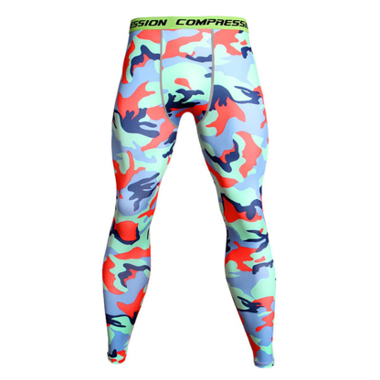 Alberchris™ Men's Printed Sports Quick Dry Pants Running Fitness Pants Leggings