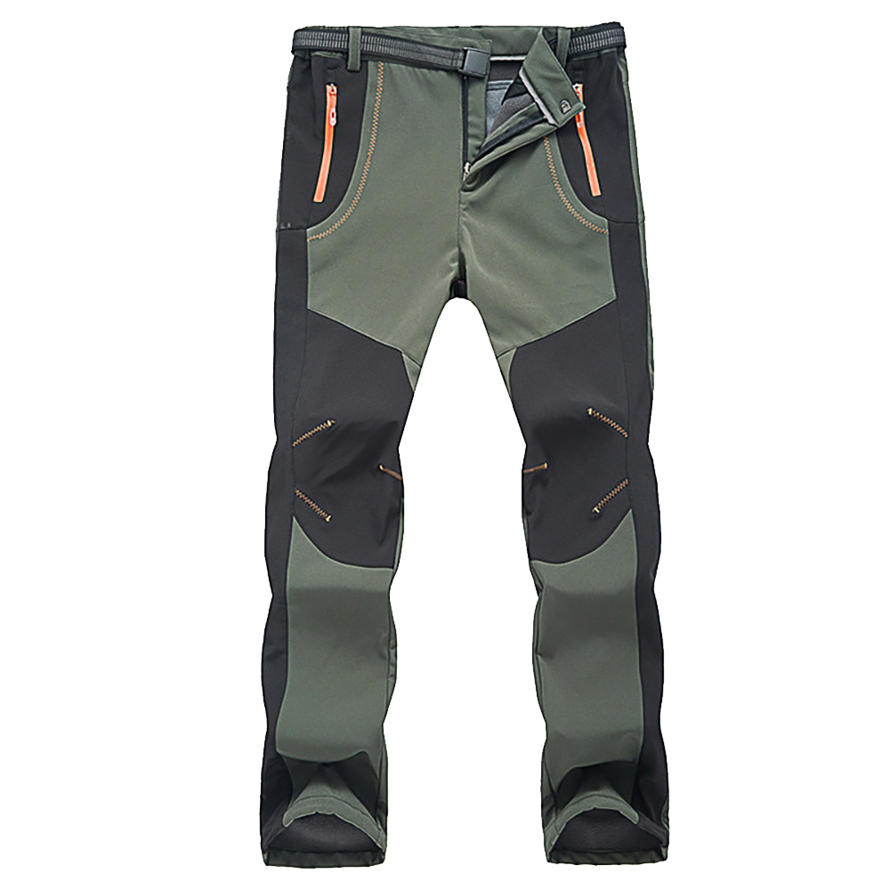 Hibote Wind- und wasserdichte Fleece-Warmhose für Herbst und Winter