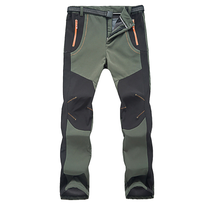 Hibote Wind- und wasserdichte Fleece-Warmhose für Herbst und Winter