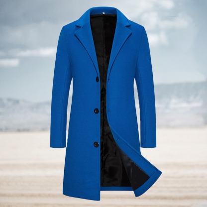 Alberchris™ New autumn and winter men's single-breasted trench coat