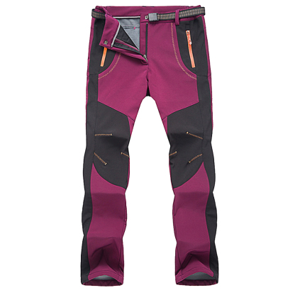 Hibote Wind- und wasserdichte Fleece-Warmhose für Herbst und Winter