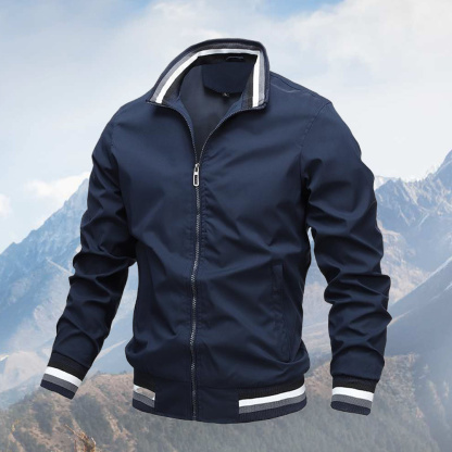 Alberchris™ Spring and Autumn New Men's Casual Stand Collar Zipper Jacket