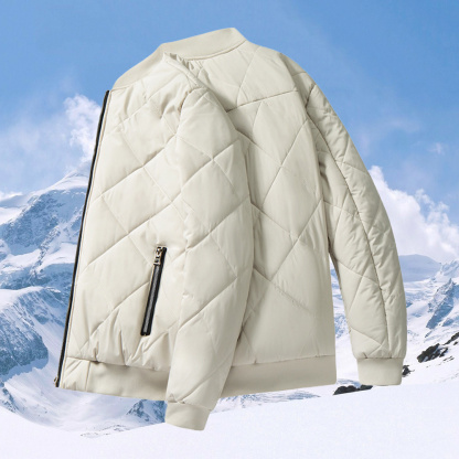 Alberchris™ New style of men's winter velvet and thickened stand-up collar warm cotton jacket