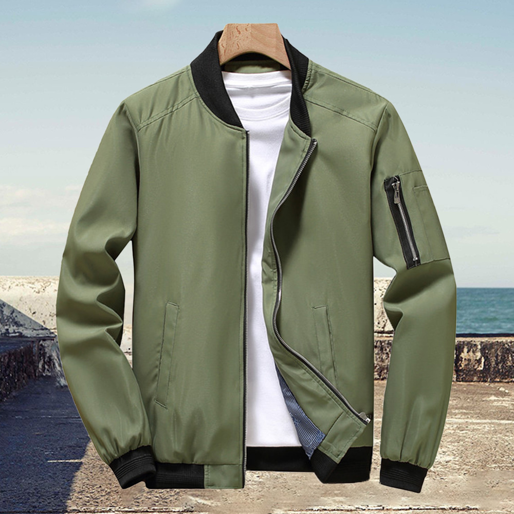 Alberchris™ Men's stand -up collar zipper jacket jacket