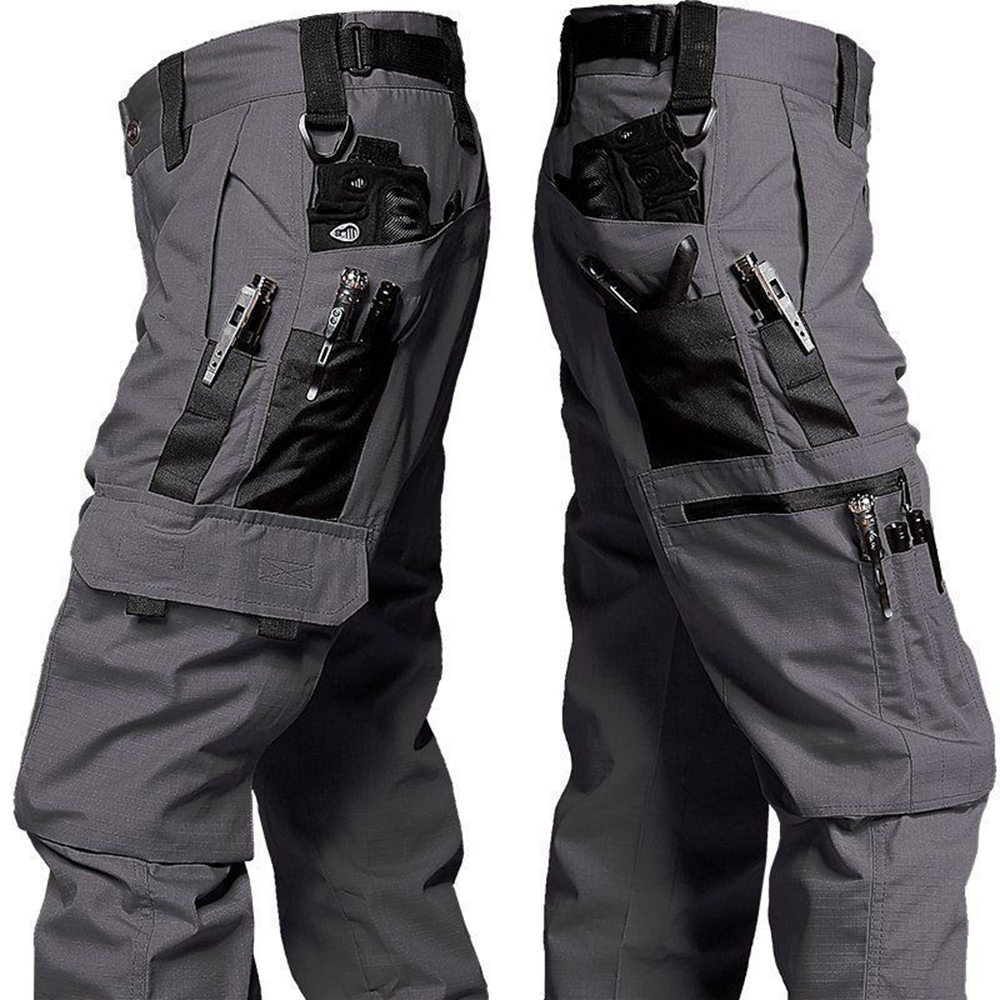 Alberchris™ Men's outdoor wear-resistant functional waterproof multi-pocket cargo pants long pants